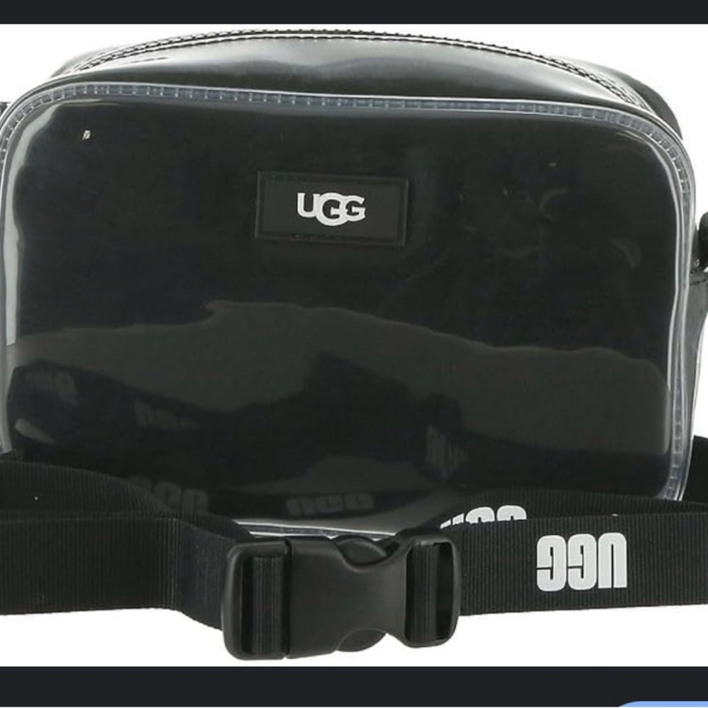 UGG Women’s Janey Li clear over black small bag, New with tags!
